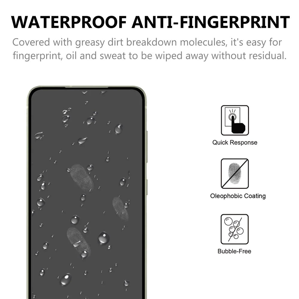 For Samsung Galaxy S22 5G / S23 Black Edge AGC Glass Tempered Glass 0.1mm Full Screen Protector (Fingerprint Unlock) - 3