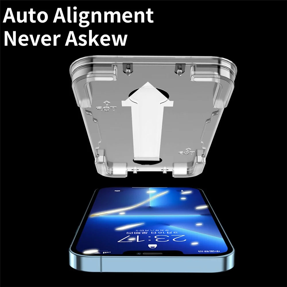 HAT PRINCE Full Glue Ultra Clear Tempered Glass Film Full Screen Protector with Easy Installation Tool for iPhone 11 Pro 5.8 inch/iPhone XS 5.8 inch/iPhone X - 2