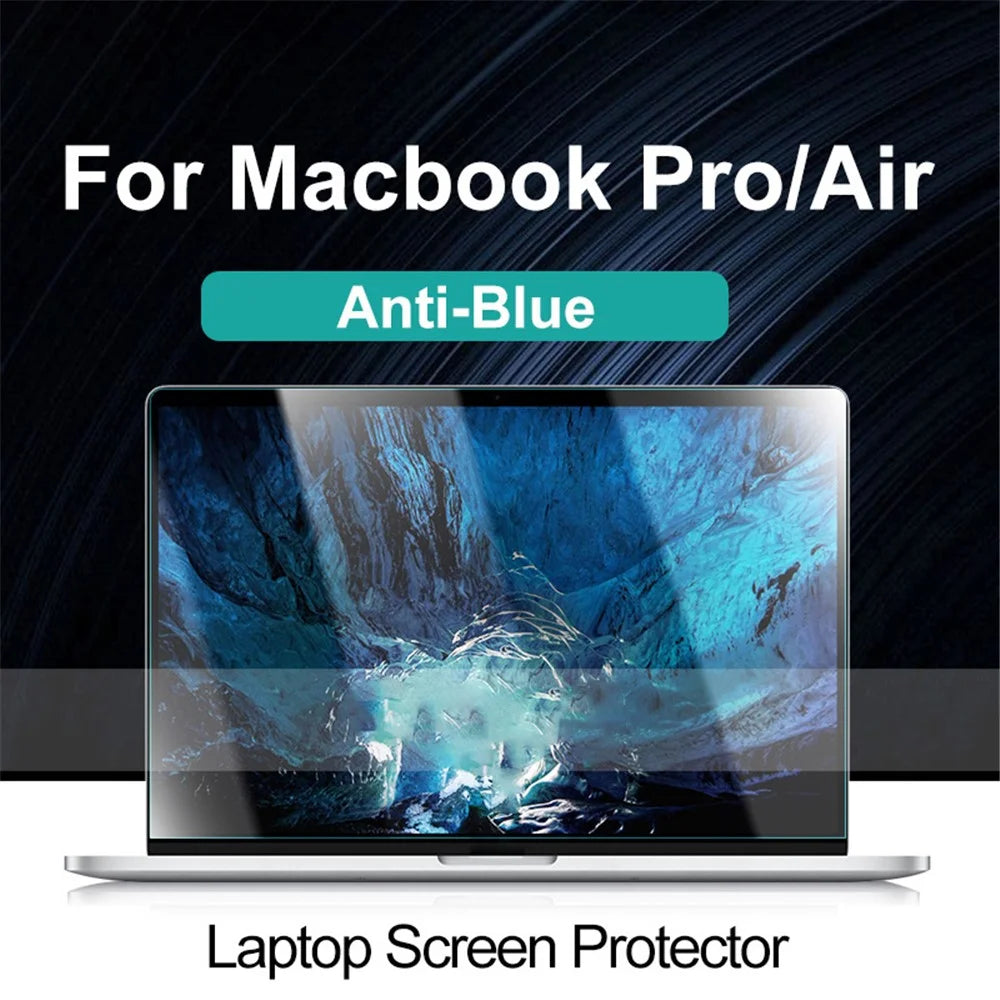 Anti-Blue-Light Tempered Glass Full Screen Film for MacBook Pro 13 inch (2022) / (2020) Anti-explosion Full Glue Screen Guard - 2