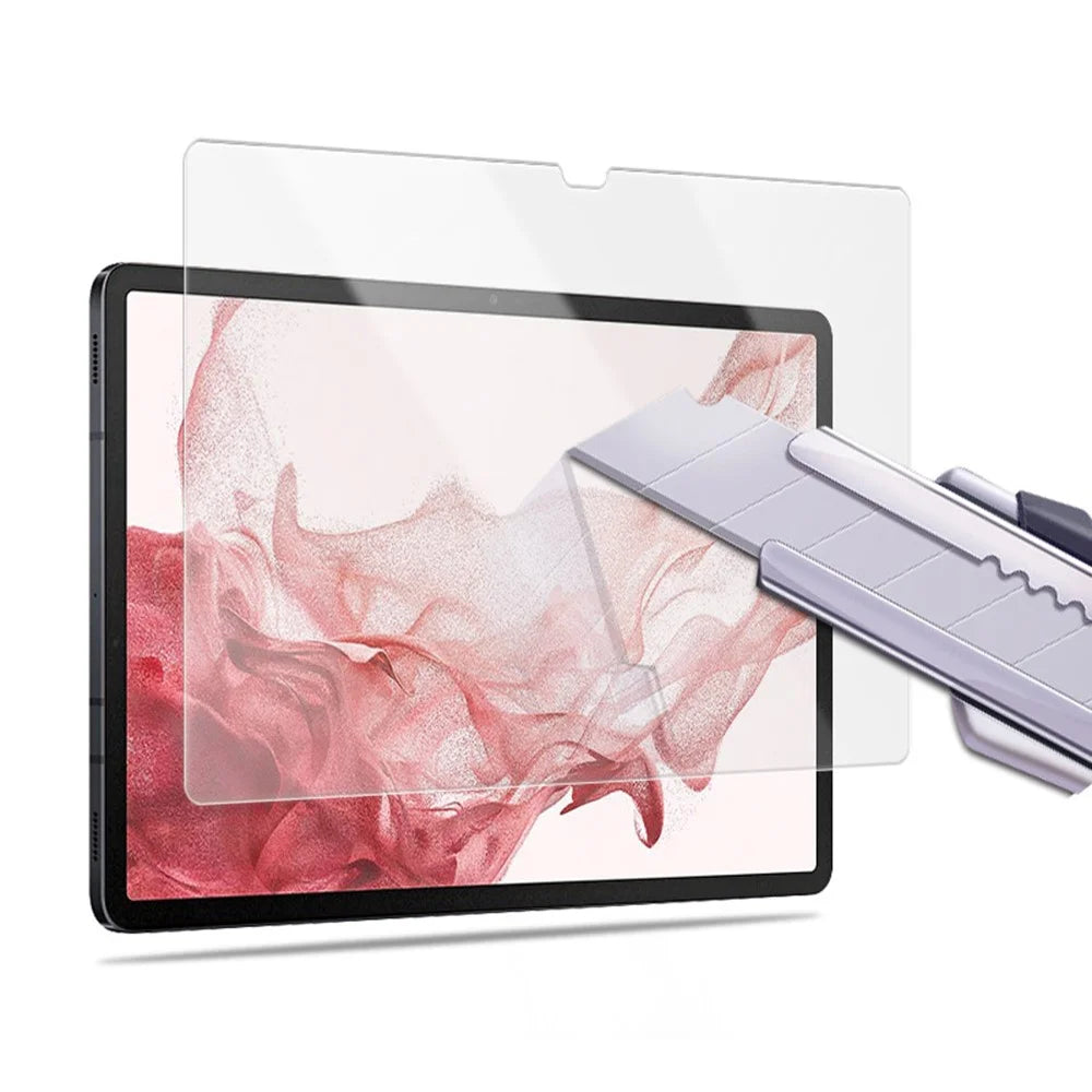 MOCOLO 2.5D Edge Protection Screen Protector for Samsung Galaxy Tab S9+ / S7+ / S8+ / S7 FE Complete Covering Full Glue HD Clear Tempered Glass Film - 3