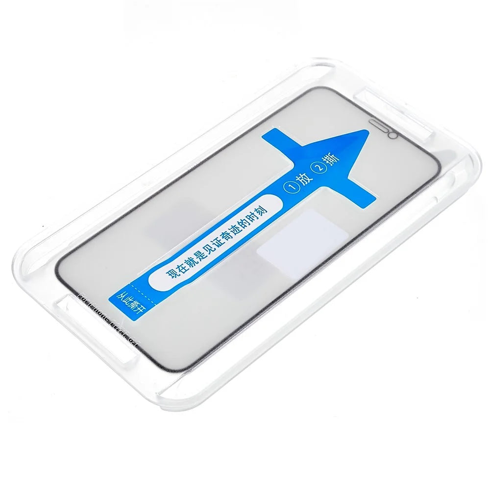 RURIHAI For iPhone 11 6.1 inch 0.18mm 2.5D Arc Edge AGC Tempered Glass Film Full Glue Silk Printing Anti-explosion Full Screen Protector - 6