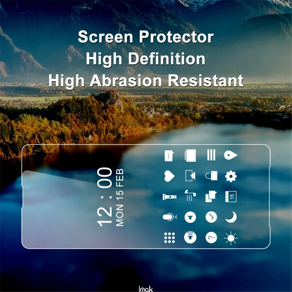 IMAK ARM Series for Sony Xperia 1 IV Screen Protector Anti-explosion Soft TPU Scratch Resistant Guard Film (Not Complete Covering) - 3