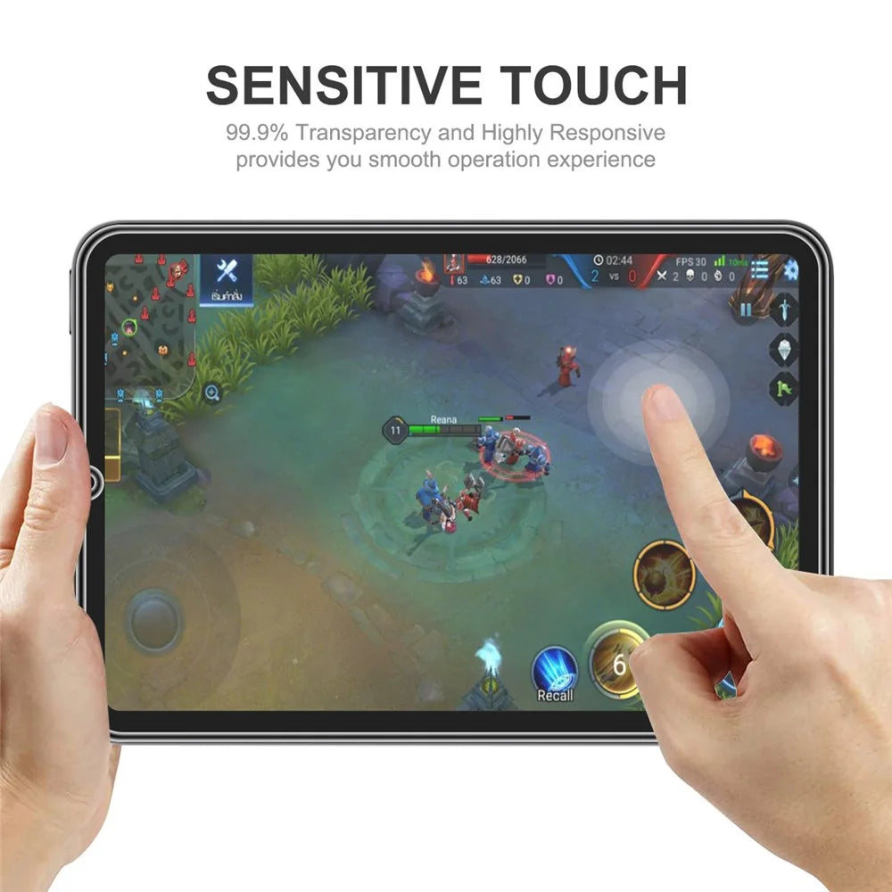 HAT PRINCE For iPad mini (2024) / mini (2021) Full Glue Full Screen Protector Anti-Drop Airbag HD Clear Tempered Glass Film - 3