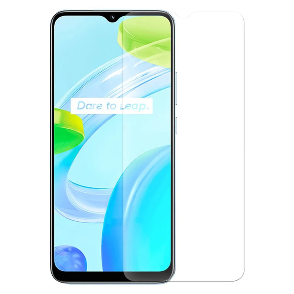 0.3mm Arc Edge Screen Protector for Realme C30 4G, High Definition Shatter-proof Tempered Glass Film - 1