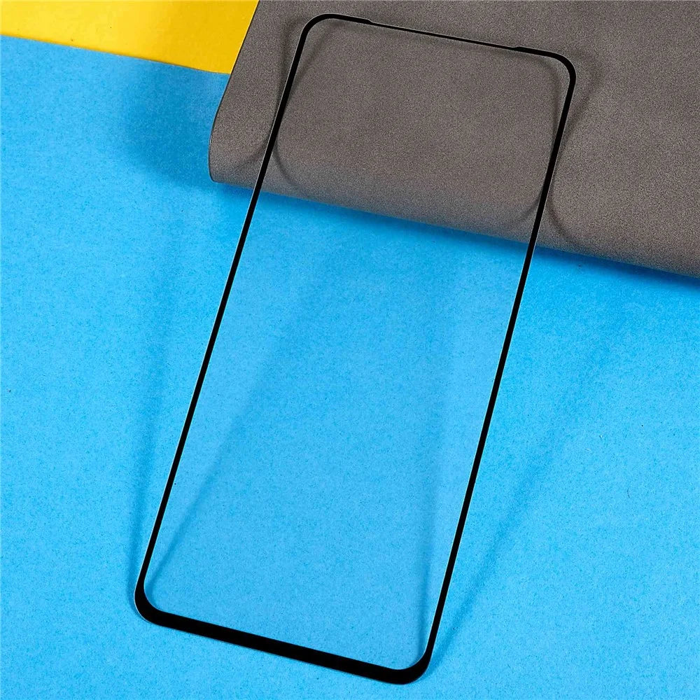 9D Tempered Glass Film for Motorola Moto G22 / Moto E32s 4G, Ultra Clear Silk Printing Side Glue Full Covering Screen Protector - 4