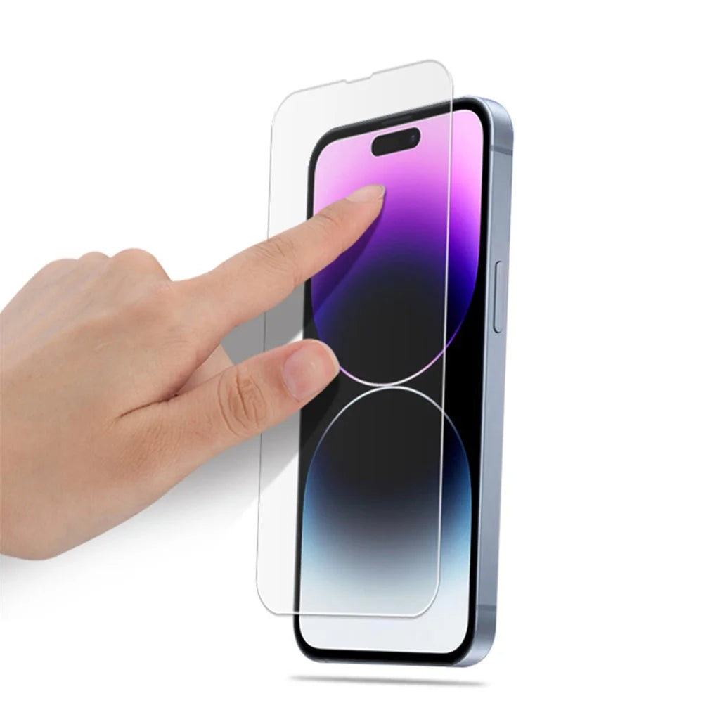 MOCOLO For iPhone 14 Pro Max Crystal Clear Phone Screen Protector Anti-Scratch Full Glue Tempered Glass Film - 3