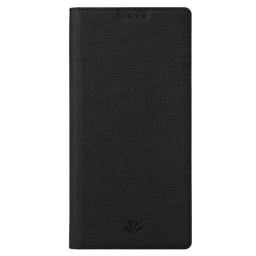 VILI DMX Series for OnePlus 10 Pro 5G, Auto-Absorbed Leather Phone Case with Stand Card Slot - Black - 7