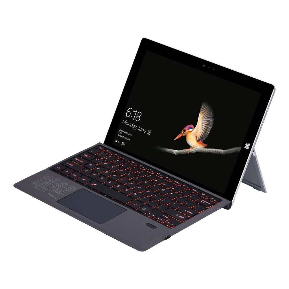 SF-1089D Microfiber Leather Magnetic Wireless Bluetooth-compatible Keyboard for Microsoft Surface Pro 6/5/4/3 - 5