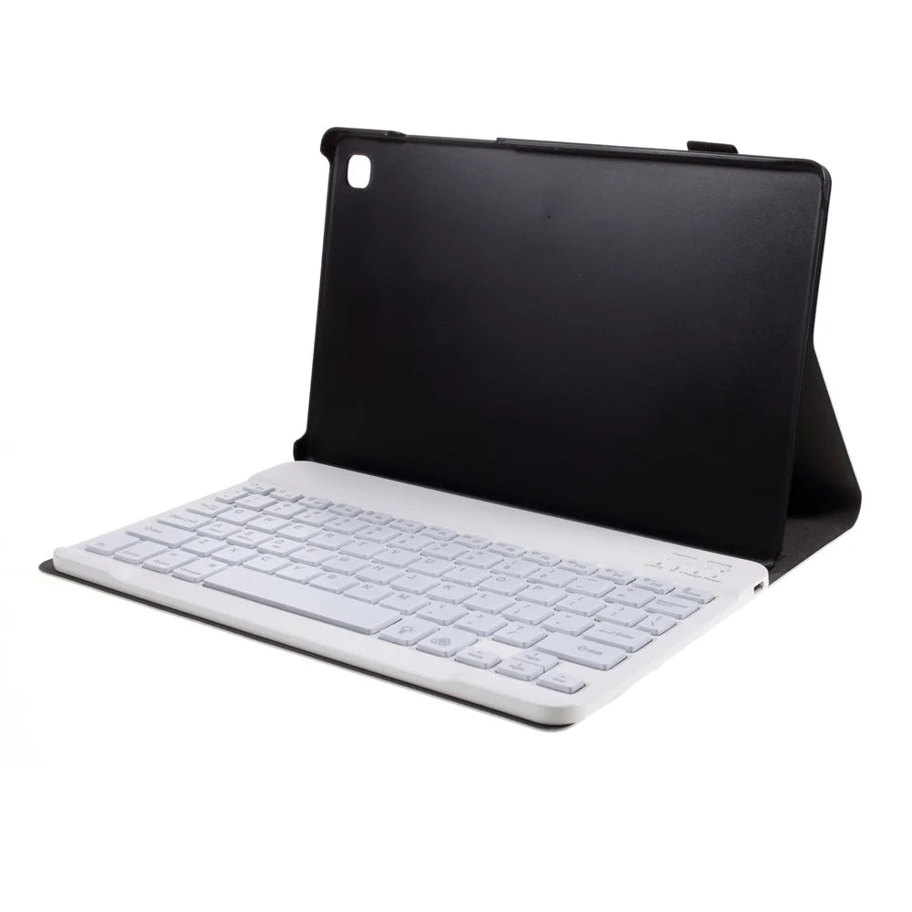Bluetooth-compatible Backlight Keyboard Leather Stand Case for Samsung Galaxy Tab A7 10.4 (2020) T500 T505 - Rose Gold - 5