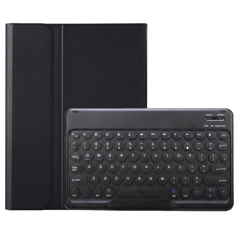YA700B Bluetooth-compatible Keyboard Leather Case with Pen Slot for Samsung Galaxy Tab S8 11-inch 2021 (X700 / X706) / S7 11-inch (T870 / T875) - Black - 6