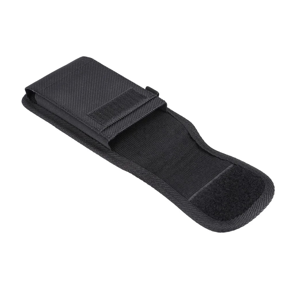 Outdoor Tactical Pouch Case Phone Belt Vertical Holster Universal Clip Flip Holder for Cell Phone - Black - 7