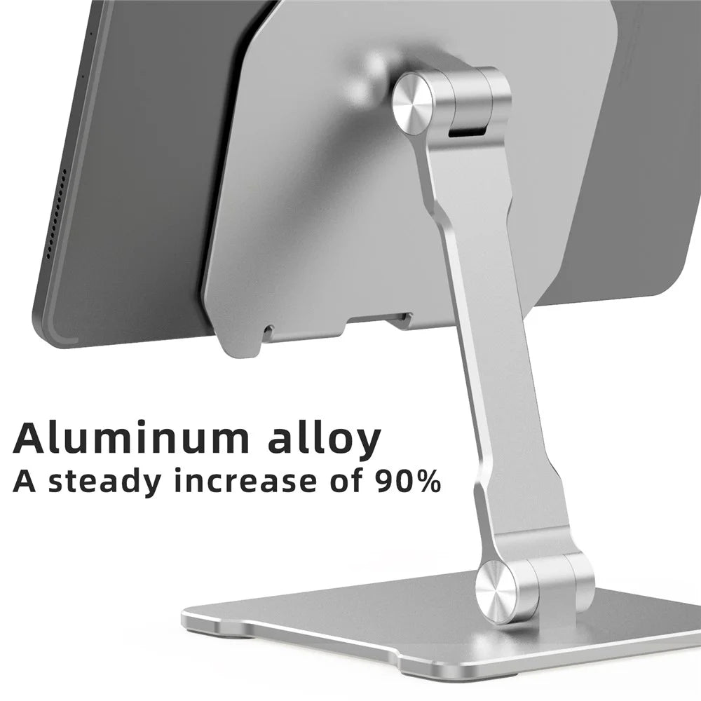 R-JUST PB05 Desktop Tablet Holder Table Foldable Mobile Phone Support Stand Bracket for iPhone iPad - 4