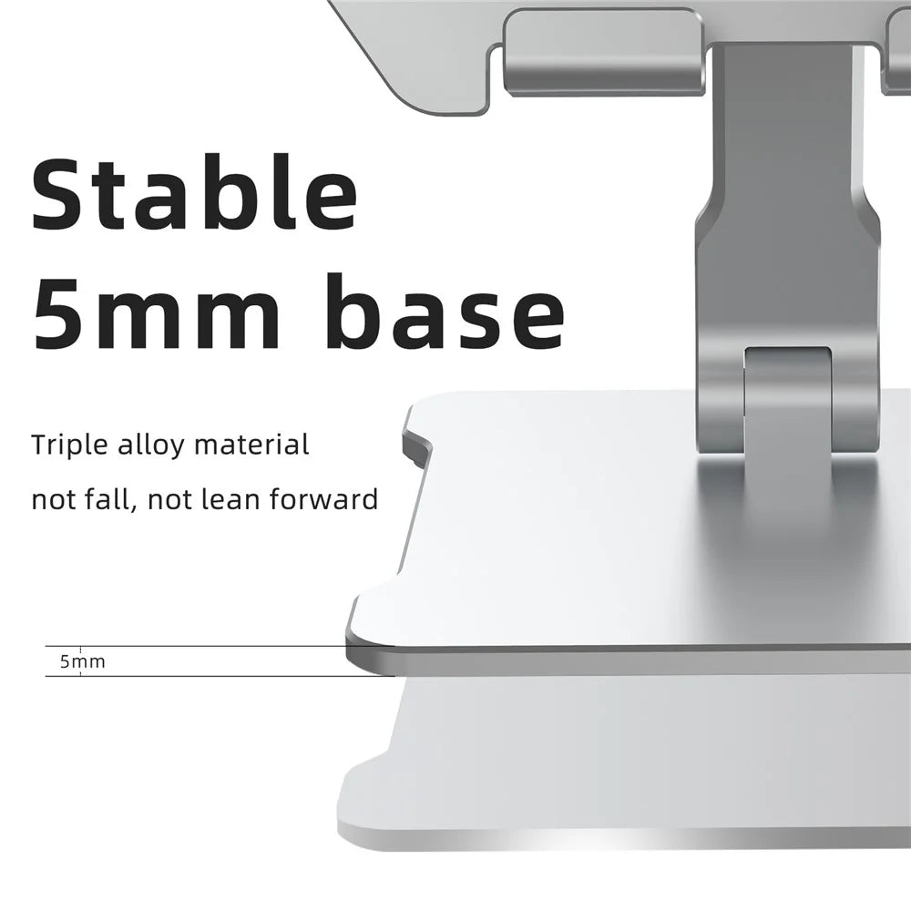 R-JUST PB05 Desktop Tablet Holder Table Foldable Mobile Phone Support Stand Bracket for iPhone iPad - 6