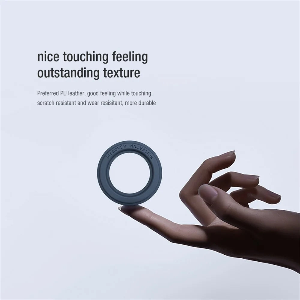 NILLKIN 2Pcs Slim and Compact Strong Magnet Absorption SnapHold Magnetic Sticker for Smartphones - Black - 6