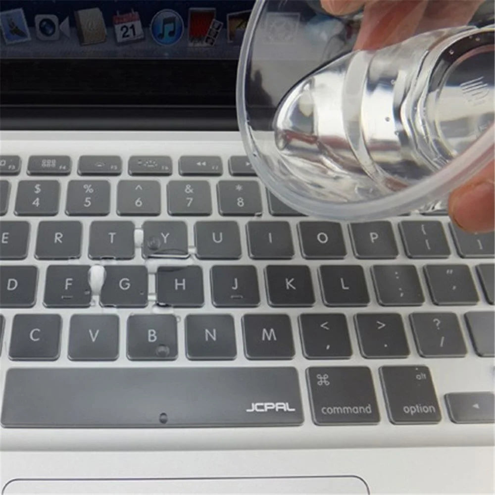 ENKAY HAT PRINCE Transparent Soft TPU Keyboard Cover Skin for MacBook Pro/MacBook/MacBook Air 13.3 inches - 3