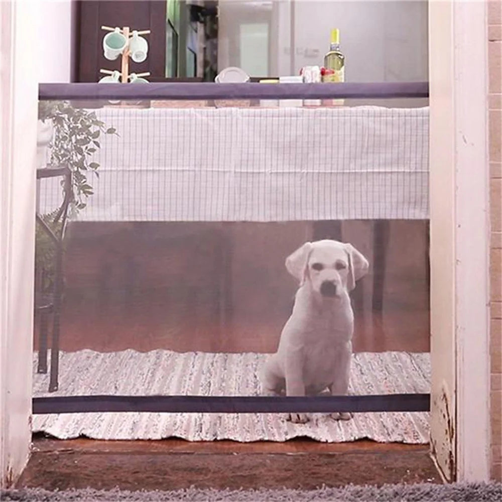 Pet Isolation Net Folding Enclosure Pet Safety Door 180*76cm - 2