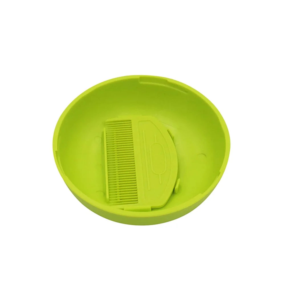 Dog Brush Cat Brush Universal Pet Massage Comb Multifunction Brush Pet Gift - Green - 3