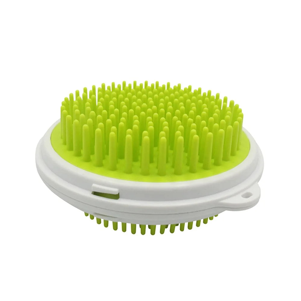 Dog Brush Cat Brush Universal Pet Massage Comb Multifunction Brush Pet Gift - Green - 6