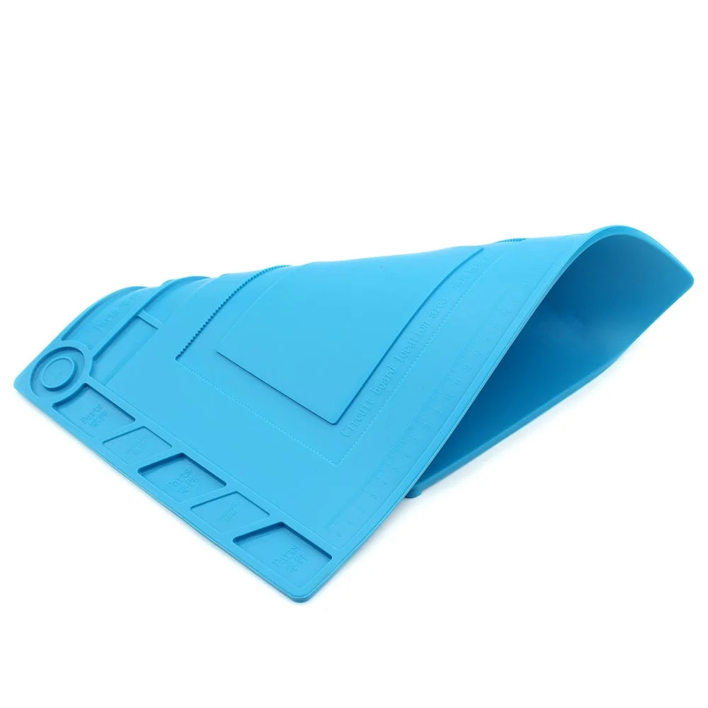 Heat Insulation Silicone Pad Soldering Station Mat Maintenance Platform for Phone Repair - 2