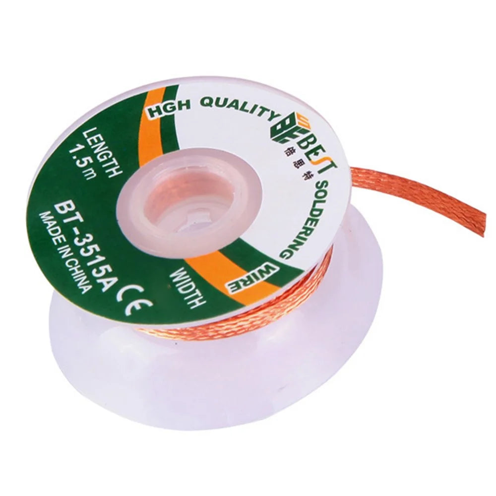 BEST BT-3515A 3.5mmx1.5m Copper Alloy Braided Desoldering Wick Wire Tool - 4