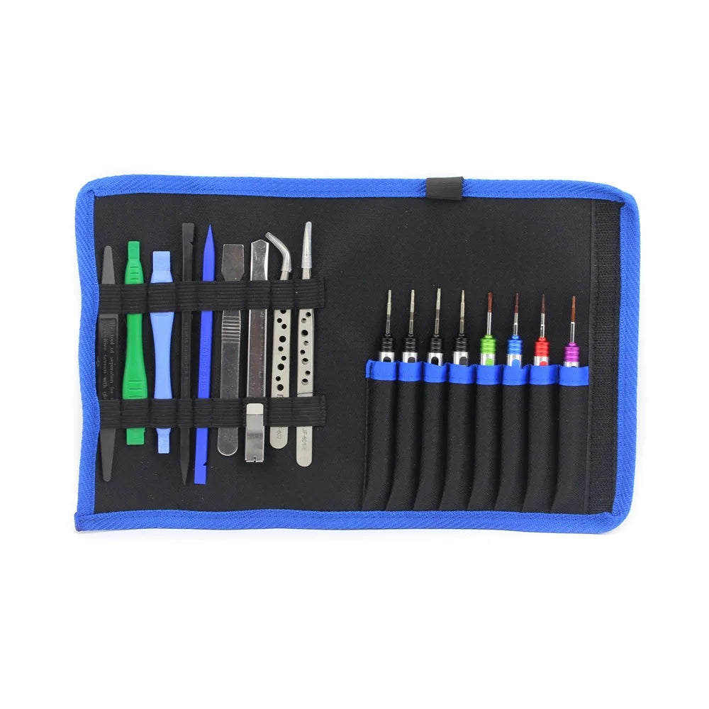 JF-8174 Professional 17-in-1 Screwdriver Set Opening Tool Kit for Mobile Phone Repair - 5
