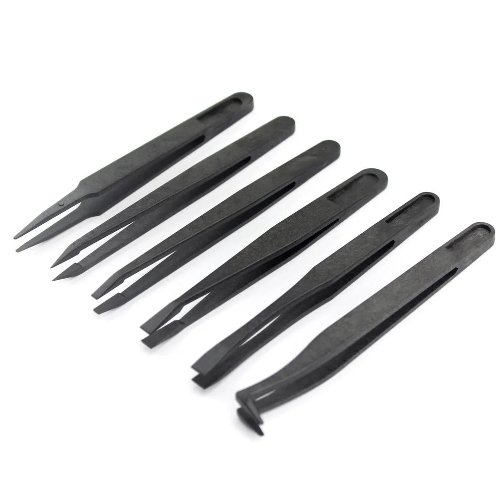JF-S6 Professional 6-in-1 Anti-static Tweezers Set Repair Tools - 1