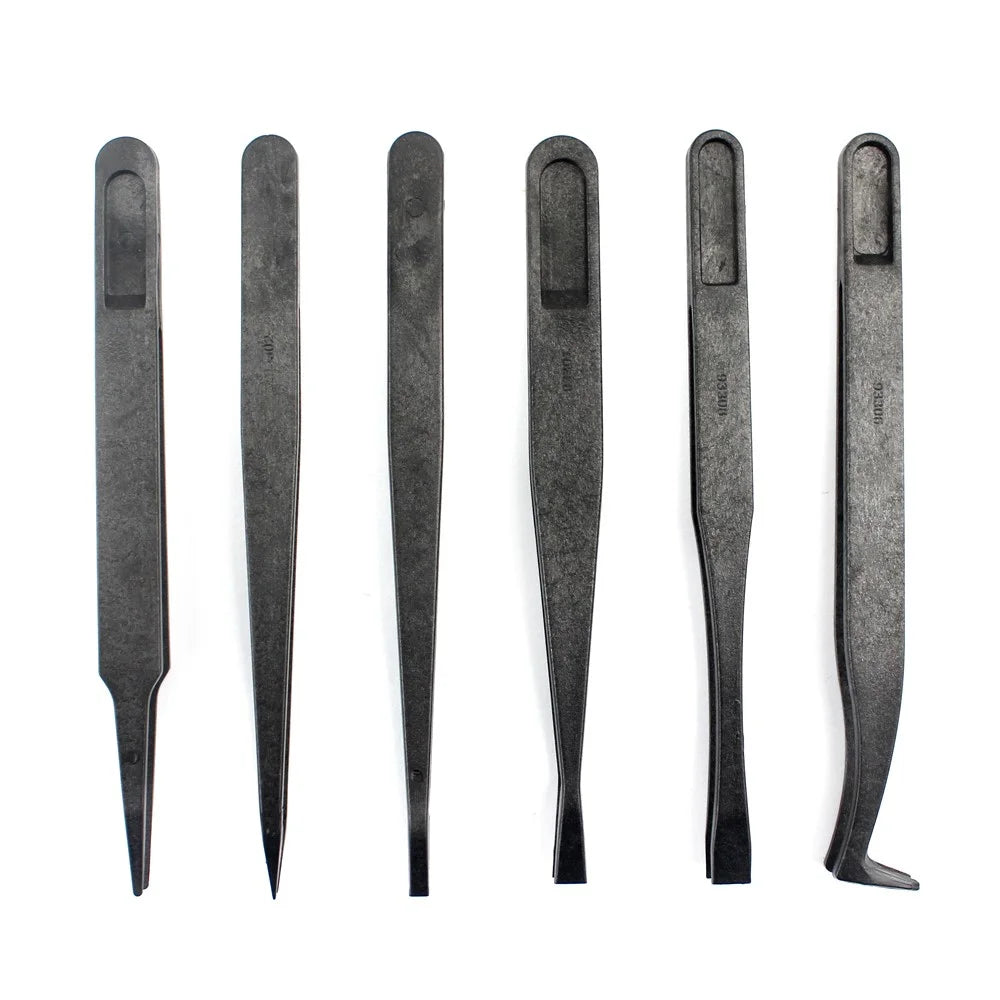 JF-S6 Professional 6-in-1 Anti-static Tweezers Set Repair Tools - 2