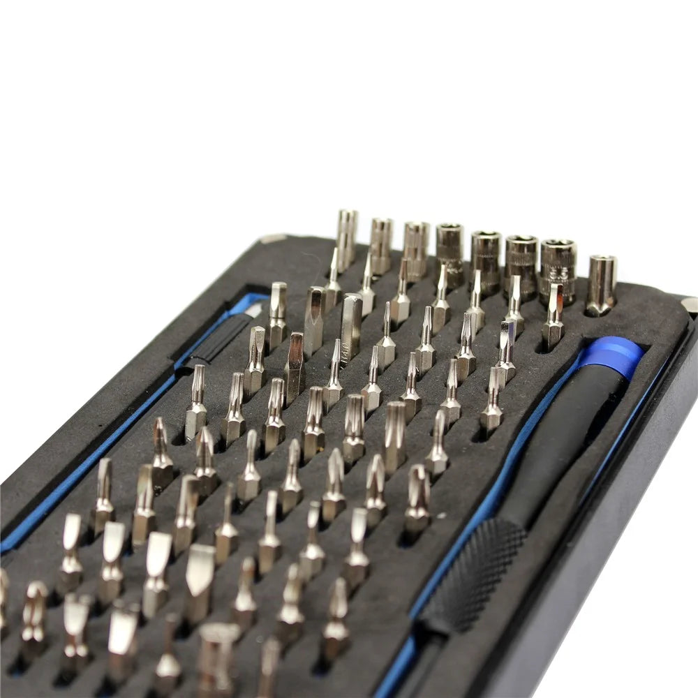66-in-1 64 Bits Precision Screwdriver Repairing Disassembly Tool Set for iPhone Samsung Etc. - 2