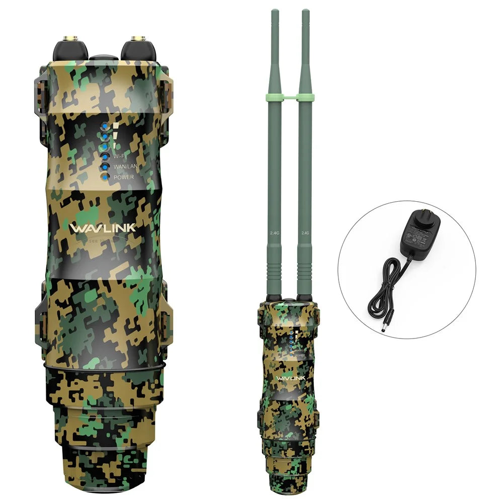 WAVLINK WN570HN2 300Mbps High Power Outdoor Router Poe Weatherproof AP / Repeater Mode WiFi Extender - AU Plug - 1