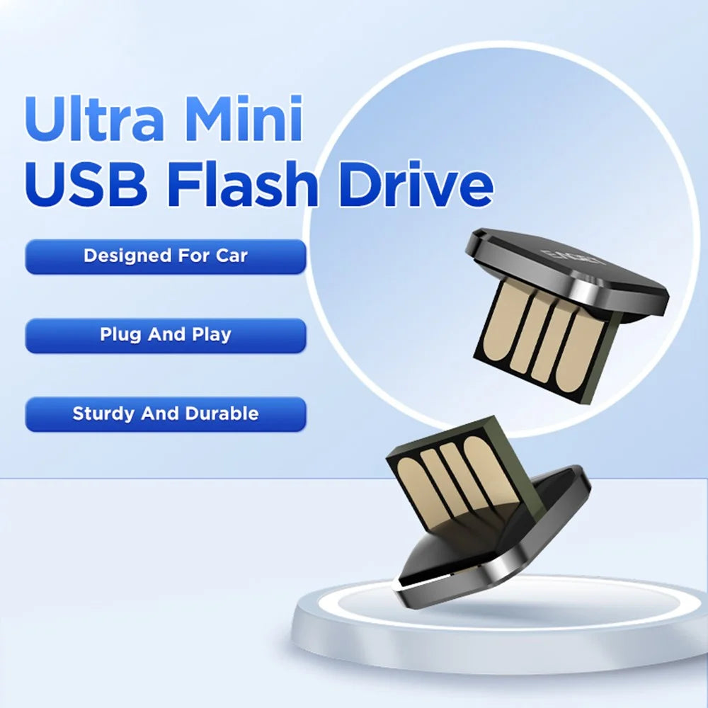 EAGET U8A 8GB Car U Disk Ultra Mini USB 2.0 Flash Disk Zinc Alloy High Speed Data Transfer Thumb Drive - 2
