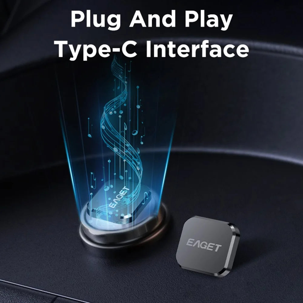 EAGET U8C 64GB Type C Car U Disk Ultra Mini USB 2.0 Flash Disk High Speed Data Transfer Thumb Drive - 3