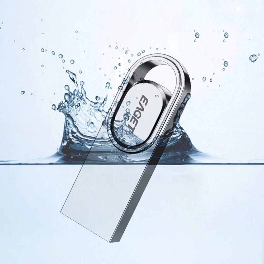 EAGET U5 8G USB2.0 All-Zinc-Alloy Waterproof Fast Transfer USB Stick - 7