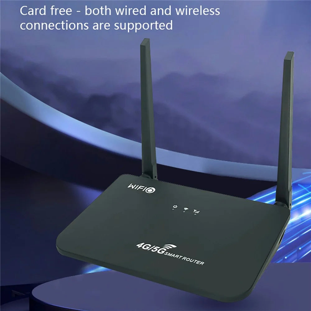 CP103 Eurasian Version LTE WIFI Router Home SIM Card 4G 300Mbps Wireless Network Single Port Router - US Plug - 5