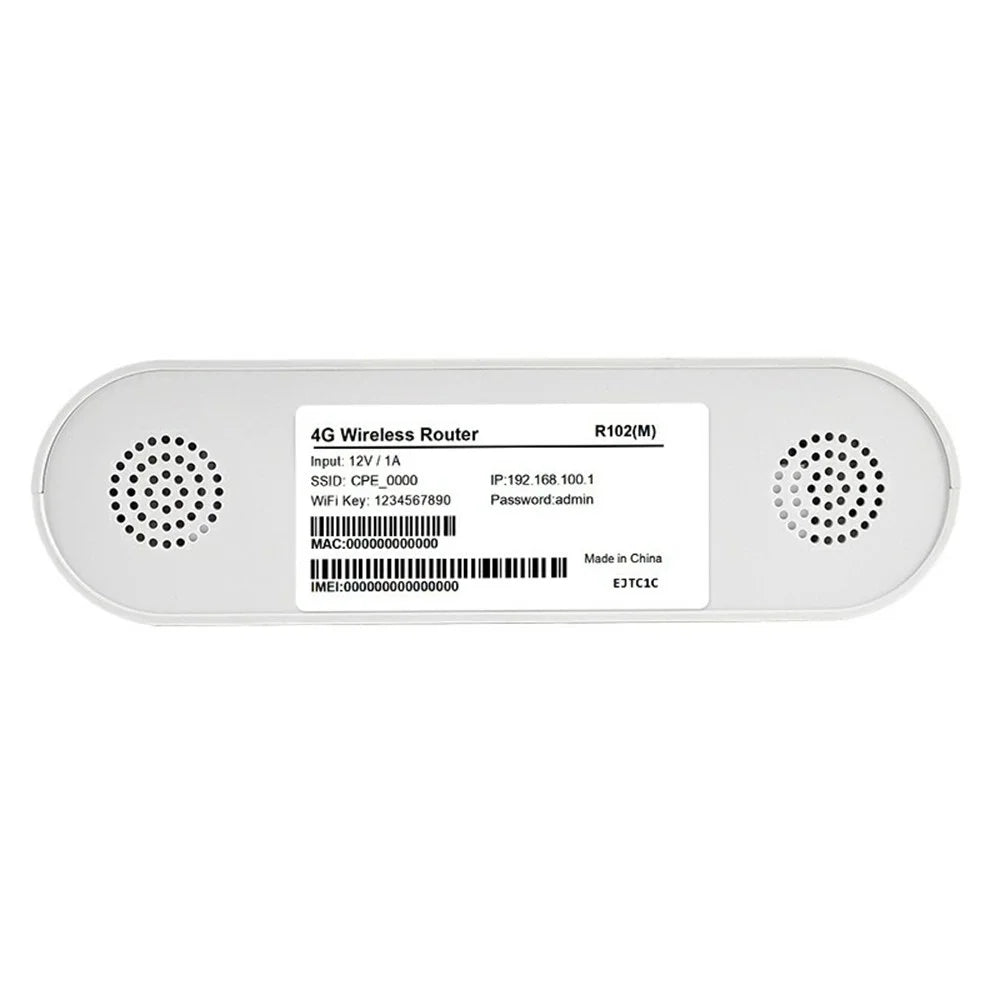R102 LTE 4G Router with SIM Card Slot Ethernet Port WiFi Sharing 4G CPE 300Mbps Router - EU Plug - 3