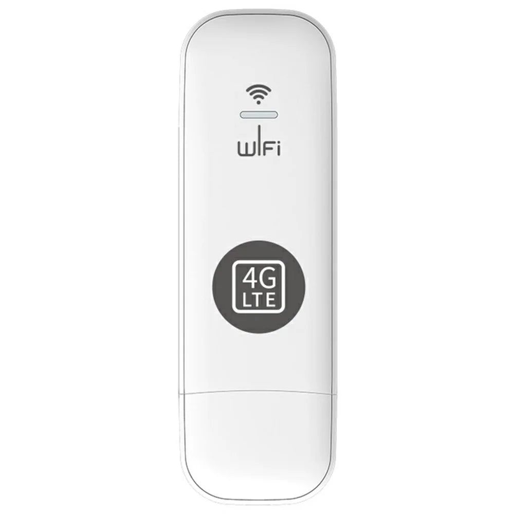 U6-E8 Eurasian Version 4G LTE UFI Modem USB WiFi Dongle International Travel SIM Card Portable WiFi Hotspot - White - 1