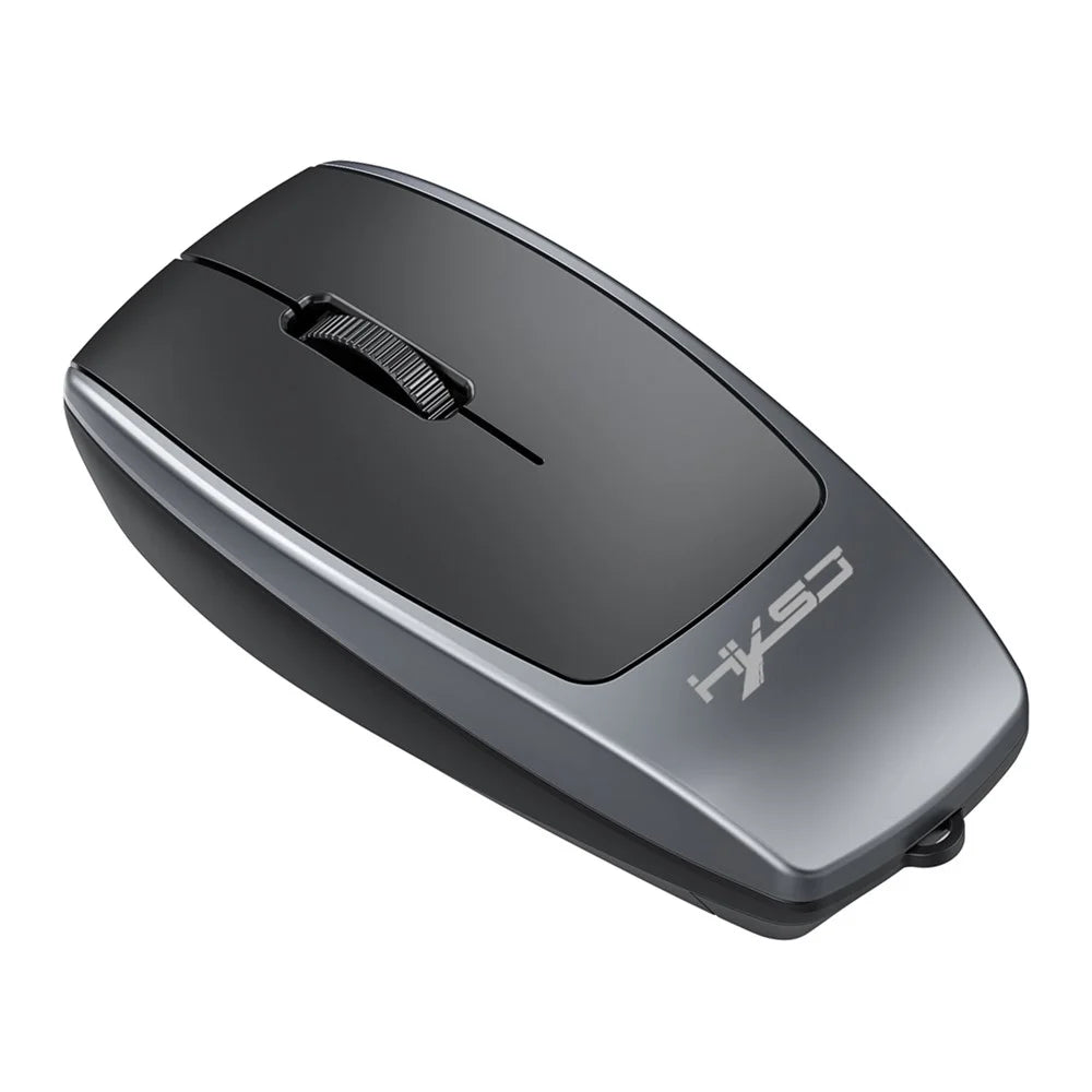 HXSJ M109 2 in 1 For Windows / MacOS / Linux 3 DPI Adjustable Bluetooth-compatible Wireless Mouse TF Card Reader - Grey - 1