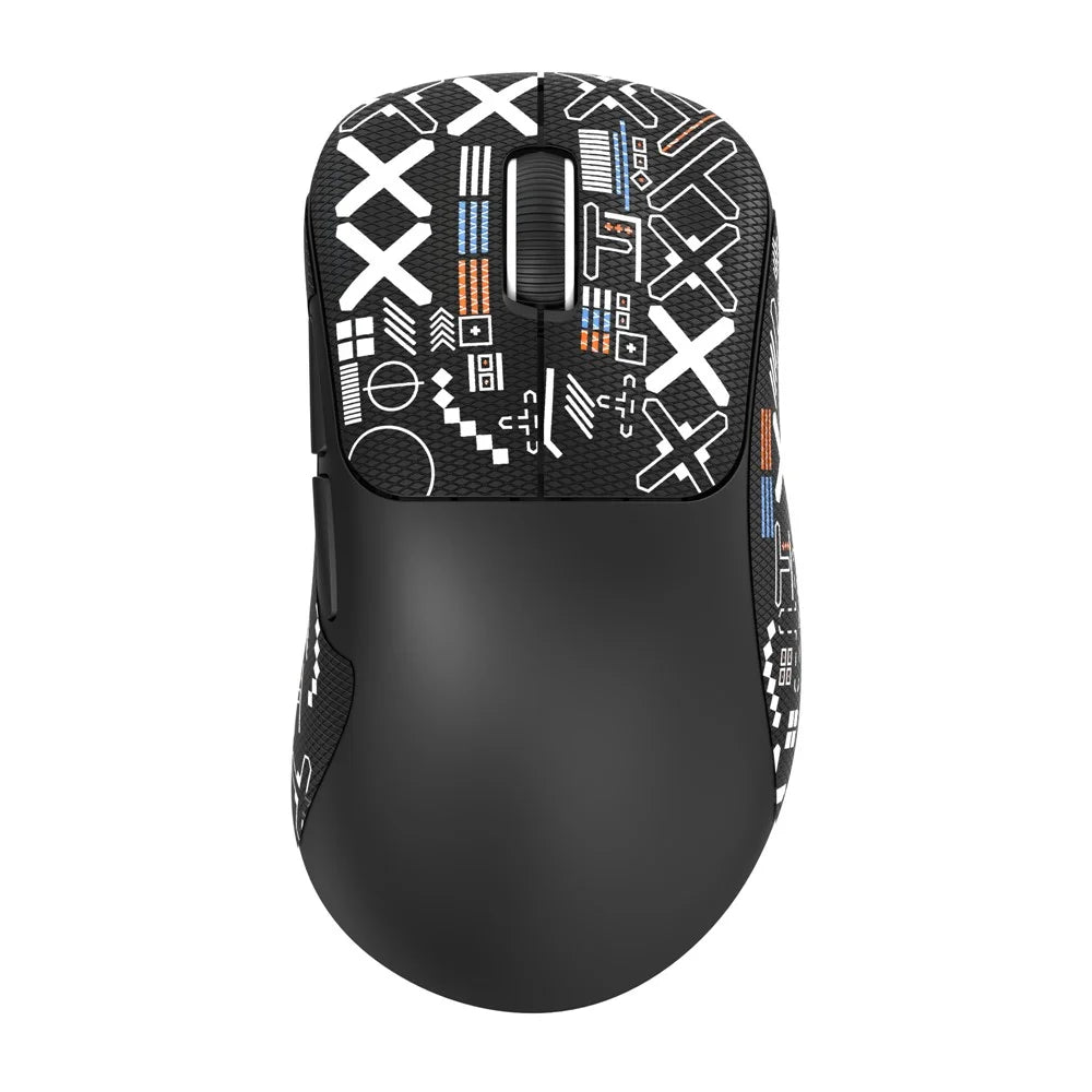 HXSJ T700PRO Tri-Mode Gaming Mouse Wireless Bluetooth-compatible 2.4G Wired 10000DPI Programmable Mouse - Black - 2