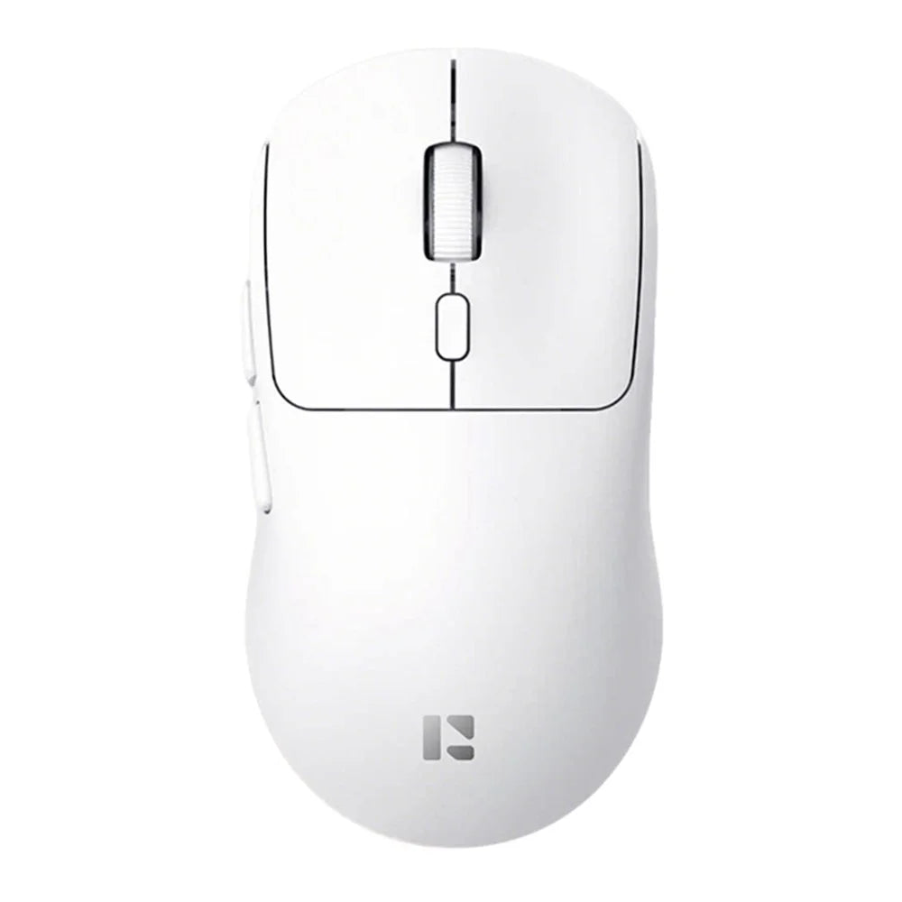 REMAX WM-01 Wireless Mouse 2.4G Bluetooth-compatible Dual Mode 6-Keys DPI Adjustable Ergonomic Silent Mice for Office Gaming - White - 1
