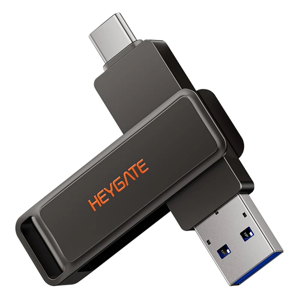 HEYGATE L1 64GB USB Flash Drive Dual Interface USB 3.0 Type-C 100MB / s High Speed Memory Stick for Phone PC Laptop - 3