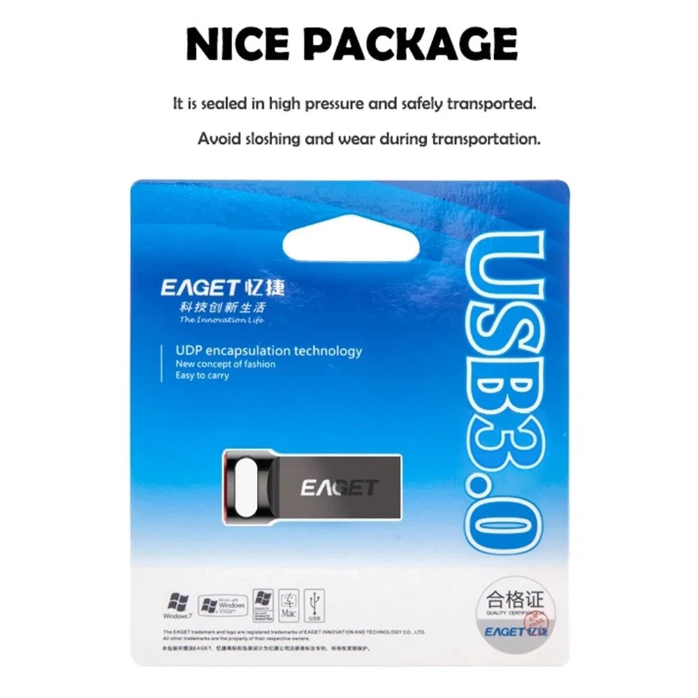 EAGET U81 128G Large Capacity USB 3.0 Flash Drive Fast Transmission USB External Storage Thumb Drive Stick - 7