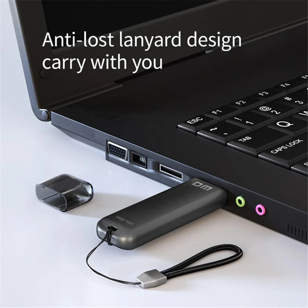 DM FS390 128GB PC External Solid State U Disk USB3.1 Zinc Alloy Solid State USB Flash Drive - 6