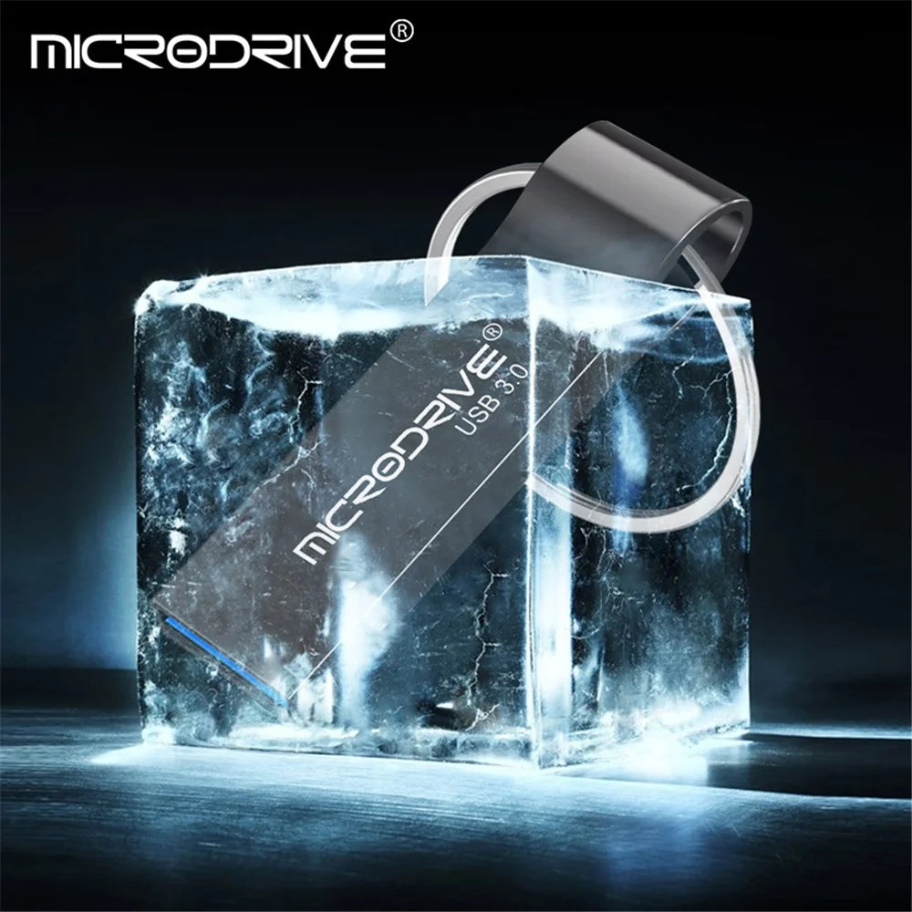MICRODRIVE 16GB USB 3.0 Memory Stick Portable Metal Flash Drive Thumb Drive - Black - 5