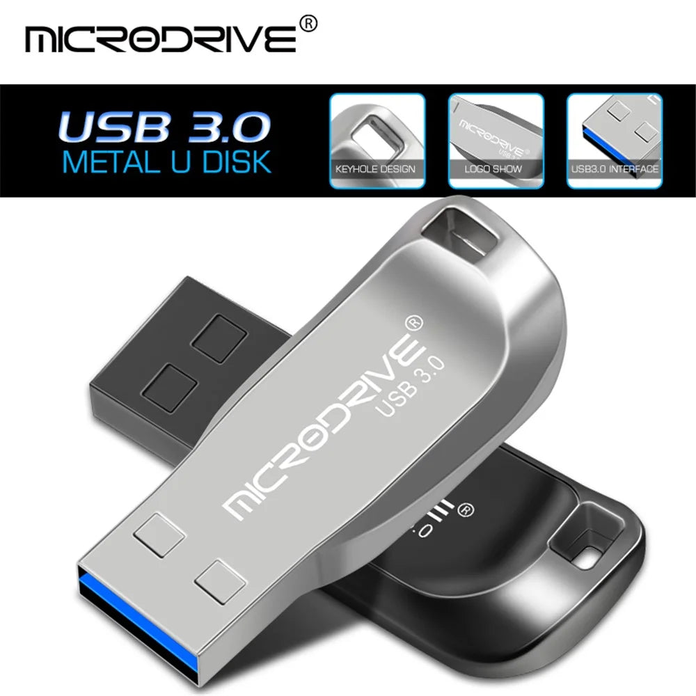 MICRODRIVE CZ50 16GB High Speed Transfer Data USB 3.0 Flash Drive Thumb Stick - Black - 5