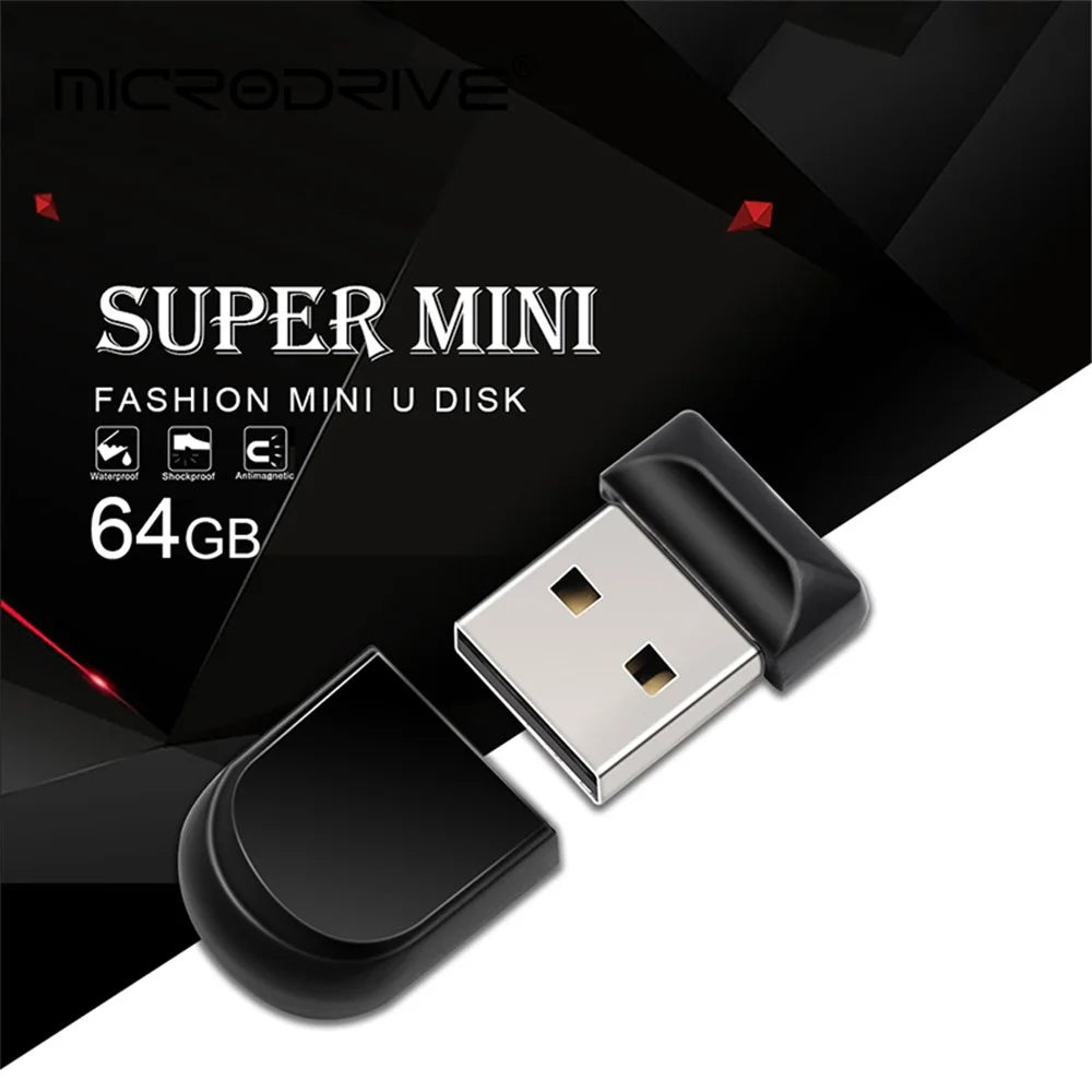 MICRODRIVE 16GB Portable Mini Plastic U-disk USB 2.0 Flash Drive for Computer Laptop - 7