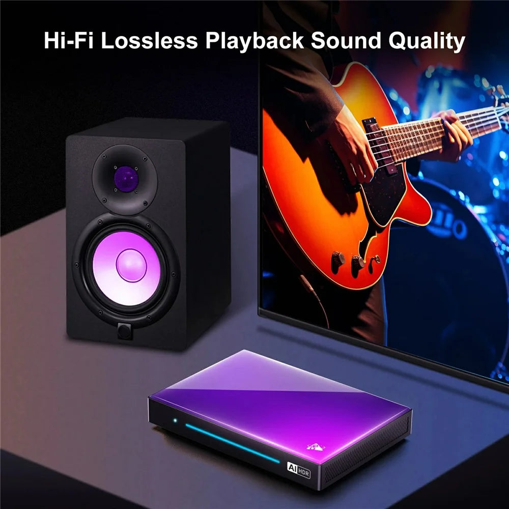 H96 Max M9 Set Top Box Android 14.0 8GB RAM 128GB ROM WiFi6 1000M LAN BT5.4 TV Box - US Plug - 5