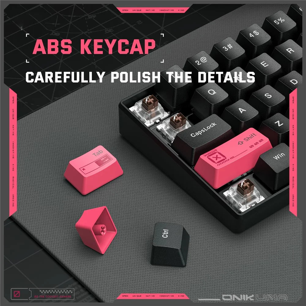 ONIKUMA G55 61 Keys Wired Keyboard with RGB Light Mechanical Gaming Keyboard for PC / Mac / Linux - 6