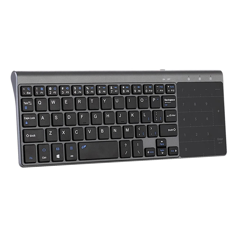 MC-41AG 59-Key Ultra Thin 2.4G Wireless Keyboard with Touchpad for PC / Laptop / Smart TV - 1