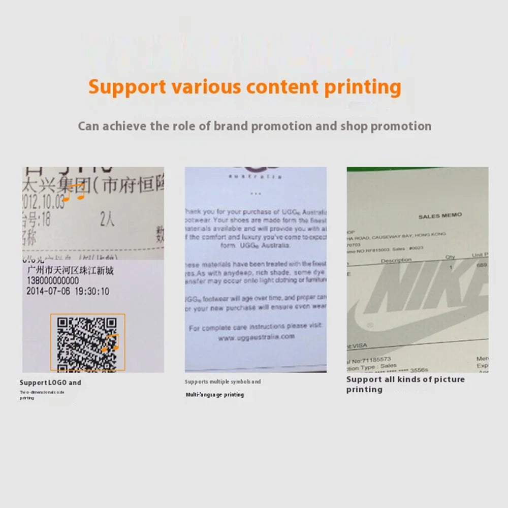8030III Thermal Receipt Printer with 80mm Printing Paper Width and Auto Cutting Head - US Plug - 6