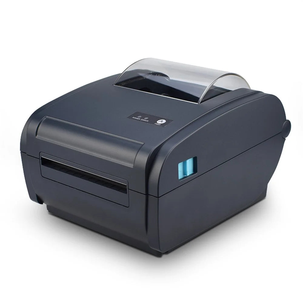 ZJ-9210 110mm Thermal Label Printer Shipping Labels USB Printer for E-Commerce Platforms - Black / US Plug - 7