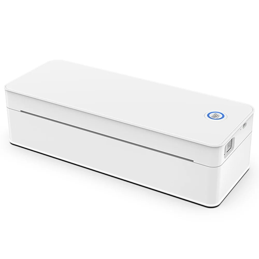 A4 Thermal Printer Wireless Bluetooth-compatible Portable Printing Machine for Windows / iOS / Android - White - 1